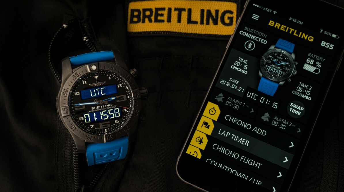 Der Breitling replica Exospace B55 Connected